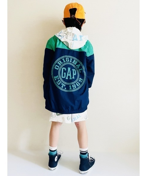 GAP(ギャップ)の「ウィンドバスター ジャケット (キッズ)(ナイロンジャケット・キッズ・ブラック/ブルー・S/M/L/XL/XXL/XS)」の6枚目の写真