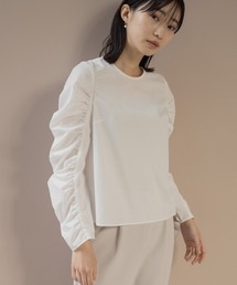 kaene（カエン）の「ギャザースリーブブラウス（シャツ/ブラウス・レディース）」