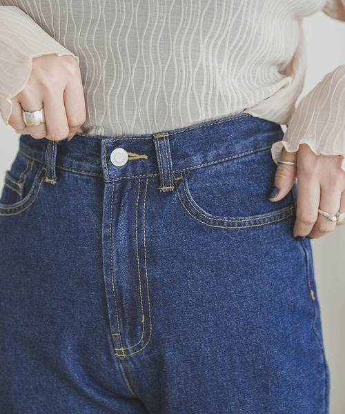 ITEMS URBANRESEARCH(アイテムズ アーバンリサーチ)の「セミフレアデニム(デニムパンツ・レディース・ライトブルー/ブルー・SMALL/MEDIUM)」の22枚目の写真