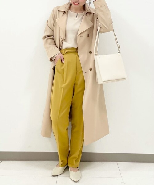 DRESKIP（ドレスキップ）の「◆【洗える】パ－ル調ボタンで惹きつける ラウンドネックニット（ニット/セーター・レディース・ブラック/ナチュラル/ホワイト系5/ピンク系・02/03/04）」の6枚目の写真