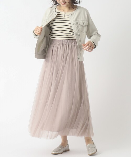 DRESKIP（ドレスキップ）の「◆【洗える】パ－ル調ボタンで惹きつける ラウンドネックニット（ニット/セーター・レディース・ブラック/ナチュラル/ホワイト系5/ピンク系・02/03/04）」の8枚目の写真