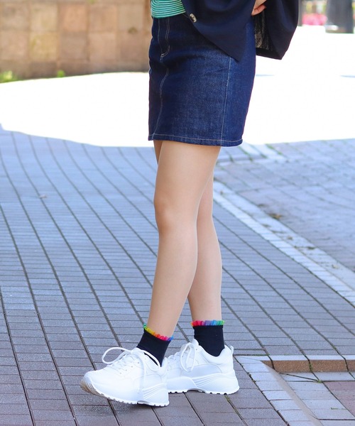 LOVEHUNTER（ラブハンター）の「軽量　厚底スニーカー《約5.5cmソール》（スニーカー・レディース・ブラック/ブラック×ブラック/ホワイト・42/43/41/40/M/L/44/SS/LL/S）」の10枚目の写真