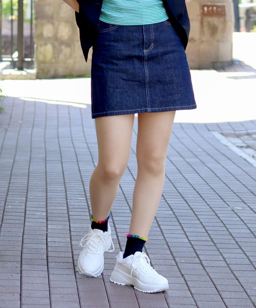 LOVEHUNTER（ラブハンター）の「軽量　厚底スニーカー《約5.5cmソール》（スニーカー・レディース・ブラック/ブラック×ブラック/ホワイト・42/43/41/40/M/L/44/SS/LL/S）」の11枚目の写真