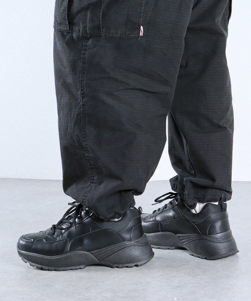 LOVEHUNTER（ラブハンター）の「軽量　厚底スニーカー《約5.5cmソール》（スニーカー・レディース・ブラック/ブラック×ブラック/ホワイト・42/43/41/40/M/L/44/SS/LL/S）」の20枚目の写真