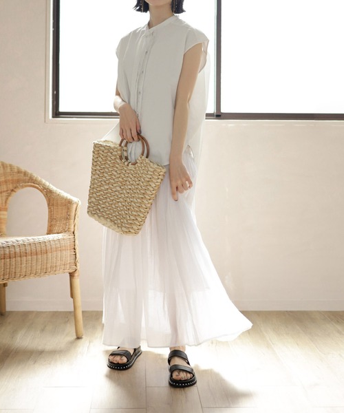 SESTO（セスト）の「パールピースのダブルストラップフットベッドサンダル（サンダル・レディース・ブラック/アイボリー・LL/3L/S/M/L）」の19枚目の写真