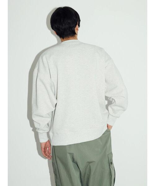 CRAFT STANDARD BOUTIQUE（クラフトスタンダードブティック）の「裏毛プリントスウェット（スウェット・メンズ・ブラック/杢グレー/ホワイト系その他・L/M/XL）」の9枚目の写真
