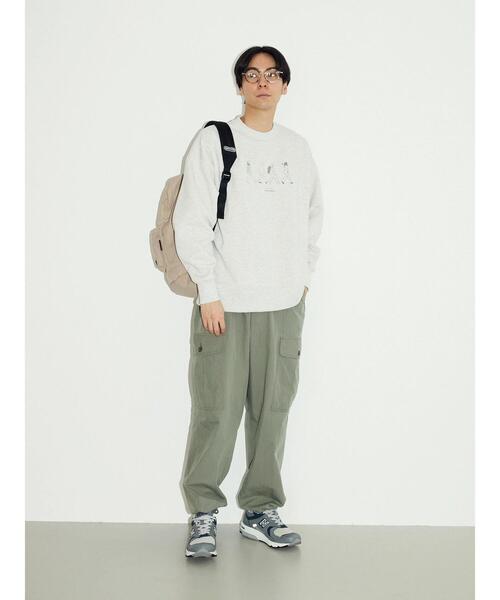 CRAFT STANDARD BOUTIQUE（クラフトスタンダードブティック）の「裏毛プリントスウェット（スウェット・メンズ・ブラック/杢グレー/ホワイト系その他・L/M/XL）」の10枚目の写真
