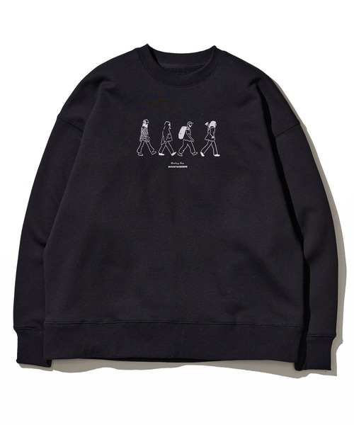CRAFT STANDARD BOUTIQUE（クラフトスタンダードブティック）の「裏毛プリントスウェット（スウェット・メンズ・ブラック/杢グレー/ホワイト系その他・L/M/XL）」の3枚目の写真