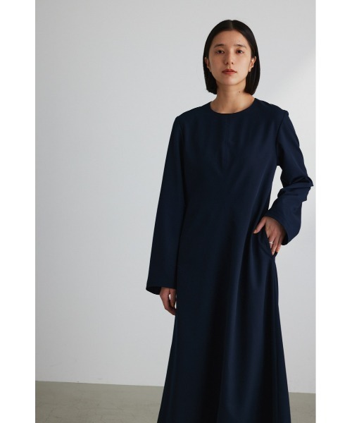 STYLEMIXER(スタイルミキサー)の「ニュアンススリーブワンピース(ワンピース・レディース・グレー/ネイビー・SMALL/MEDIUM)」の4枚目の写真