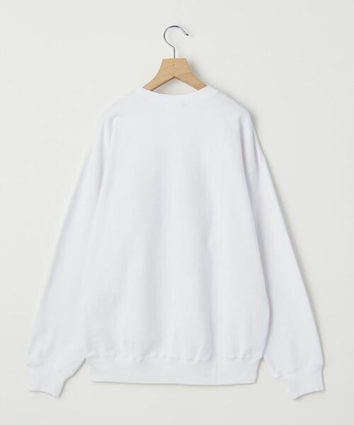 info. BEAUTY&YOUTH（インフォビューティアンドユース）の「【WEB限定】 ＜info. BEAUTY&YOUTH＞ エンブロ スウェット クルーネック -NIGHT ESCAPE-（スウェット・メンズ・ブラック/ホワイト・S/M/L/XL）」の16枚目の写真