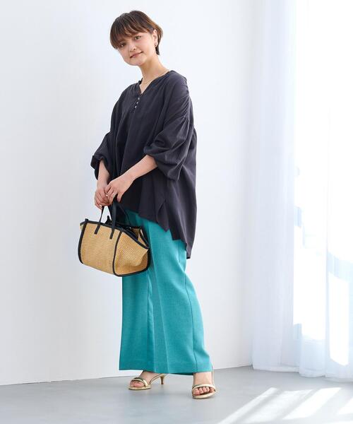 green label relaxing 新品コットンブラウス green label relaxing（グリーンレーベルリラクシング）の