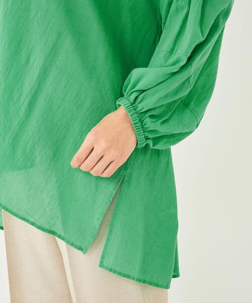 green label relaxing 新品コットンブラウス green label relaxing（グリーンレーベルリラクシング）の
