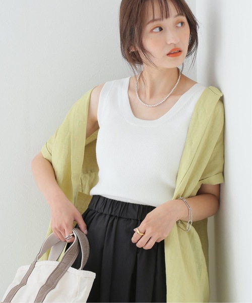 JOURNAL STANDARD relume(ジャーナルスタンダード レリューム)の「《追加》Vis/Pリブタンク(タンクトップ・レディース・ベージュ/ブラウン/ホワイト/ブラック・FREE)」の18枚目の写真