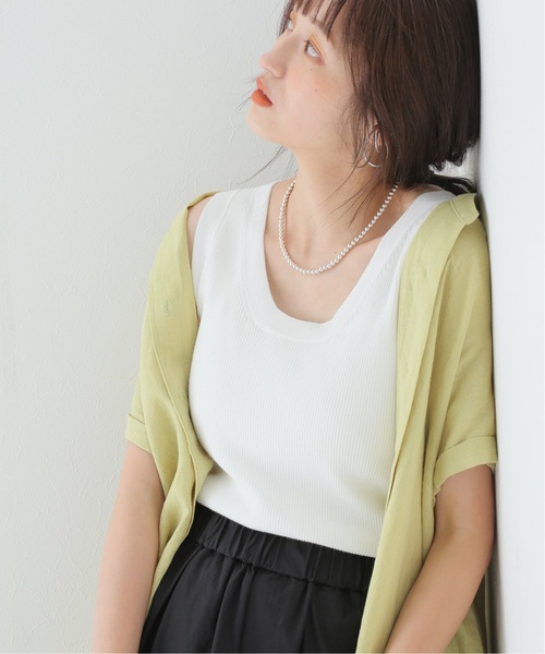 JOURNAL STANDARD relume(ジャーナルスタンダード レリューム)の「《追加》Vis/Pリブタンク(タンクトップ・レディース・ベージュ/ブラウン/ホワイト/ブラック・FREE)」の19枚目の写真