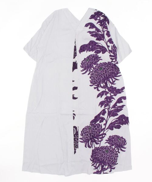 カヤ(カヤ)の「【カヤ】昇り菊ワンピース UV羽織付き(ワンピース・レディース・スミクロ/ライトグレー/ネイビー/キナリ/グリーン系その他・FREE)」の21枚目の写真