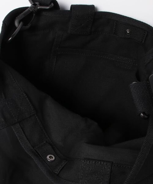 NEW ERA（ニューエラ）の「NEW ERA/ニューエラ バック トート ユーティリティー キャンバストートバッグ 15L ボックスロゴ 13517737（トートバッグ・メンズ・ブラック・FREE）」の9枚目の写真