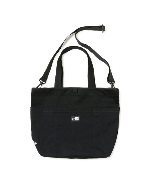 NEW ERA（ニューエラ）の「NEW ERA/ニューエラ バック トート ユーティリティー キャンバストートバッグ 15L ボックスロゴ 13517737（トートバッグ・メンズ・ブラック・FREE）」の6枚目の写真