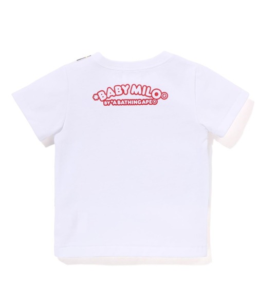 アベイシングエイプ tシャツ BABY MILO ホワイト BABY MILO ONE POINT TEE（Tシャツ/カットソー）｜A BATHING APE