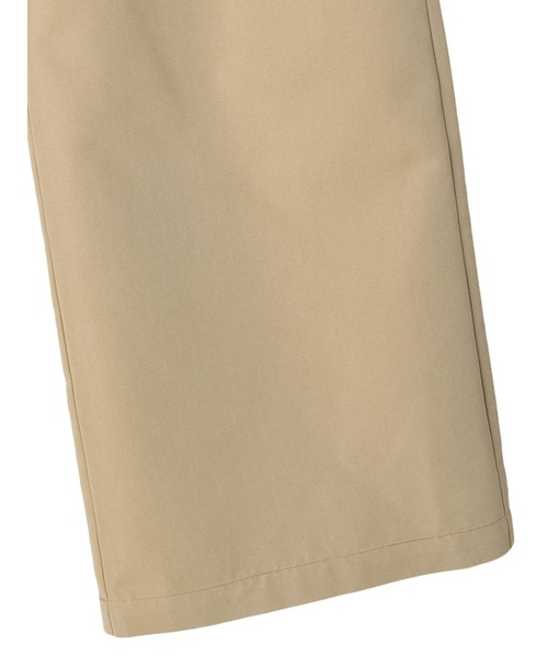 Green　Parks（グリーンパークス）の「KBF 光沢ワイドチノパンツ（チノパンツ・レディース・ベージュ・FREE）」の8枚目の写真