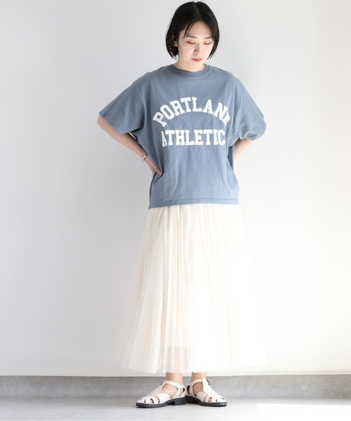 cepo(セポ)の「フレアーチュールスカート(スカート・レディース・オフホワイト/ブラック/チャコール・M)」の18枚目の写真