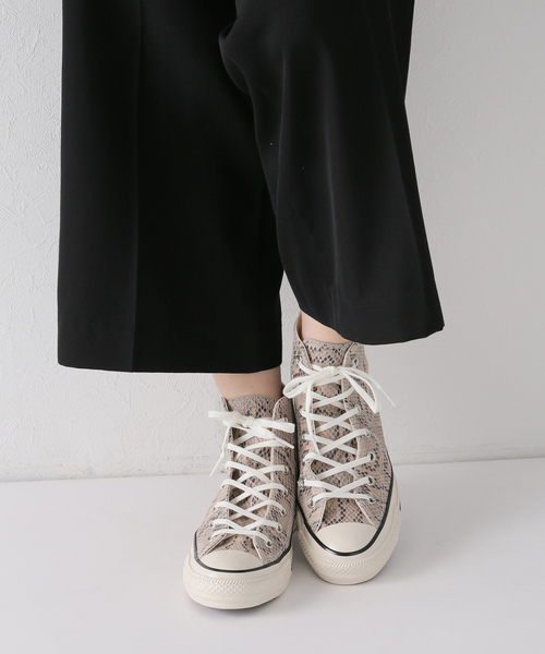 Oriens JOURNAL STANDARD（オリエンス ジャーナルスタンダード）の「【CONVERSE/コンバース】 LEATHER ALL STAR US PHYTHON HI：スニーカー（スニーカー・レディース・アイボリー・24cm/24.5cm/25cm/23.5cm）」の3枚目の写真
