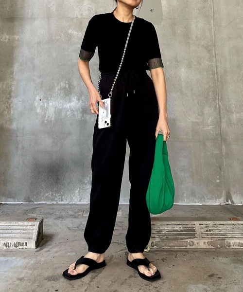 GeeRA（ジーラ）の「【S-XLサイズ展開】オフィスカジュアルにもキレカジにも！袖口配色シアーリブニットトップス（ニット/セーター・レディース・オレンジ/アイボリー/ブラック/ブルー/ベージュ/ブルー系その他/ブラック×ブルー/オフホワイト・LARGE/MEDIUM/SMALL/X-LARGE）」の18枚目の写真