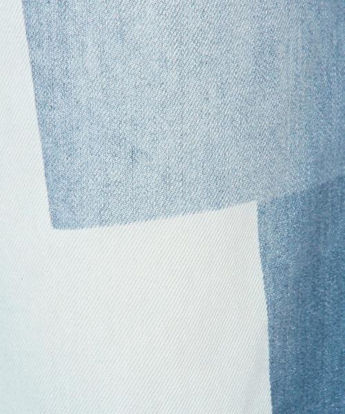 Another Edition（アナザーエディション）の「フェイクパッチワークワイドデニムパンツ/ AEBC FAKE PACH WIDE DNM（デニムパンツ・レディース・コバルトブルー・SMALL/MEDIUM）」の3枚目の写真