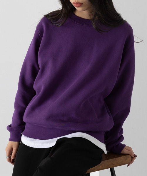 United Athle(ユナイテッドアスレ)の「モチっと柔らかな着心地!【United Athle】T/C crew neck sweat / クルーネックスウェット トレーナー 10オンス 裏起毛 5928(スウェット・メンズ・ブラック/レッド/オリーブ/パープル/グリーン/ヘザーグレー/ネイビー/ダークブラウン/ホワイト/サンドベージュ/アッシュ/ダークグレー/オレンジ/ロイヤルブルー/スミクロ/スモーキーグリーン系/バーガンディー/インディゴブルー/ナチュラル・M/L/XL/S/XXL)」の16枚目の写真