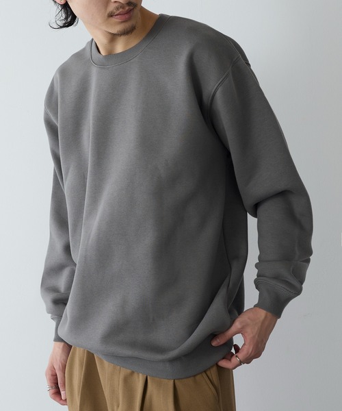 United Athle(ユナイテッドアスレ)の「モチっと柔らかな着心地!【United Athle】T/C crew neck sweat / クルーネックスウェット トレーナー 10オンス 裏起毛 5928(スウェット・メンズ・ブラック/レッド/オリーブ/パープル/グリーン/ヘザーグレー/ネイビー/ダークブラウン/ホワイト/サンドベージュ/アッシュ/ダークグレー/オレンジ/ロイヤルブルー/スミクロ/スモーキーグリーン系/バーガンディー/インディゴブルー/ナチュラル・M/L/XL/S/XXL)」の21枚目の写真