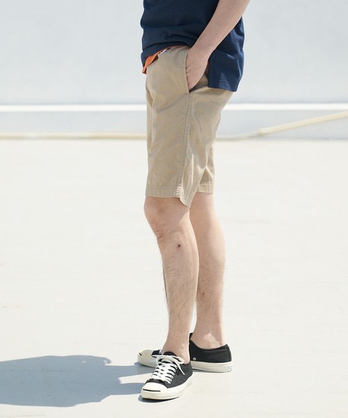 Champion(チャンピオン)の「【CHAMPION/チャンピオン】 ツイルショートパンツ ワンポイントブランドロゴショーツ コットン100%(その他パンツ・メンズ・ブラック/オフホワイト/ネイビー/ベージュ/カーキ・LARGE/X-LARGE/MEDIUM)」の16枚目の写真