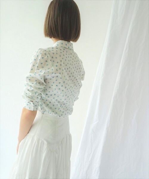 Charles Chaton（シャルルシャトン）の「blueberry shirt（シャツ/ブラウス・レディース・ホワイト・FREE）」の12枚目の写真