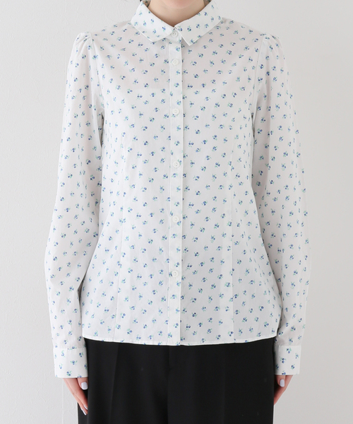 Charles Chaton（シャルルシャトン）の「blueberry shirt（シャツ/ブラウス・レディース・ホワイト・FREE）」の3枚目の写真