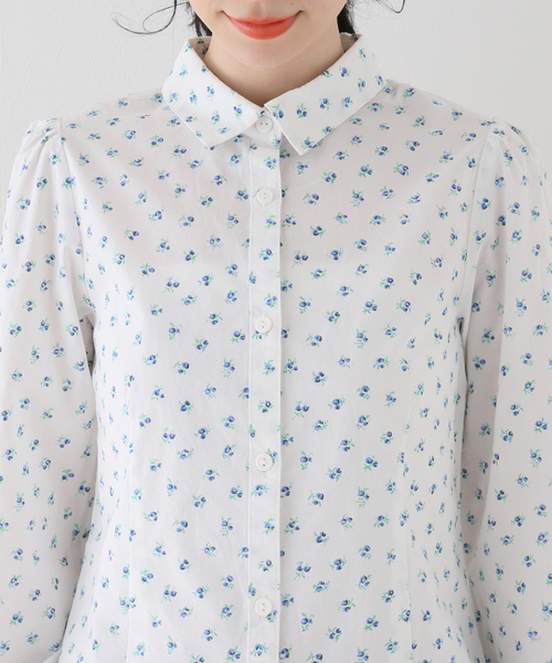 Charles Chaton（シャルルシャトン）の「blueberry shirt（シャツ/ブラウス・レディース・ホワイト・FREE）」の13枚目の写真