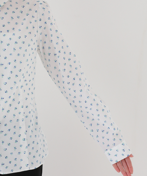 Charles Chaton（シャルルシャトン）の「blueberry shirt（シャツ/ブラウス・レディース・ホワイト・FREE）」の9枚目の写真