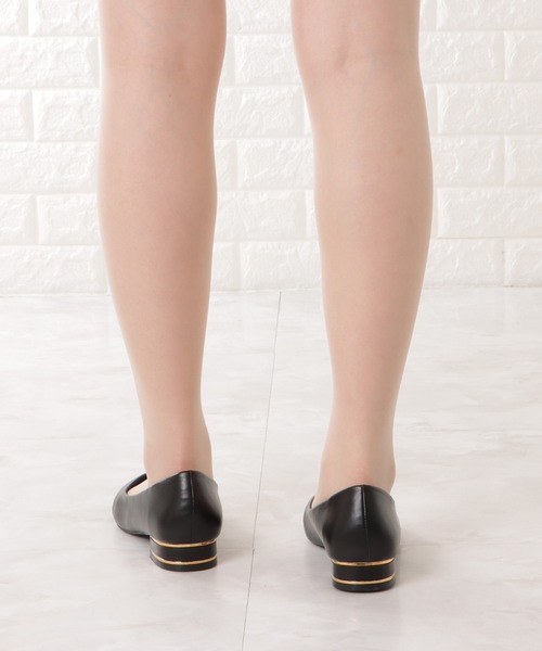 Lace Ladies(レースレディース)の「レザー調ポインテッドトゥメタリックヒールパンプス(パンプス・レディース・ブラック・22.5/23/23.5/24/24.5/ 25)」の10枚目の写真