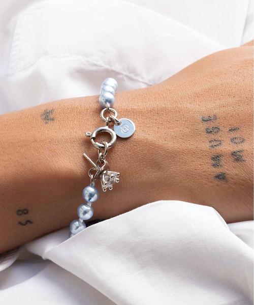 D'heygere(ディヘラ)の「Toi Et Moi Bracelet/Earring(ブレスレット・レディース・ブルー系その他/ホワイト系その他・2)」の3枚目の写真