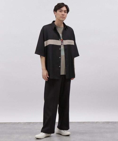 LAKOLE（ラコレ）の「ペインティングＴ / 190592（Tシャツ/カットソー・メンズ・ライトブルー/サンドグレー/ホワイト/ブラック・X-LARGE/LARGE/MEDIUM）」の7枚目の写真