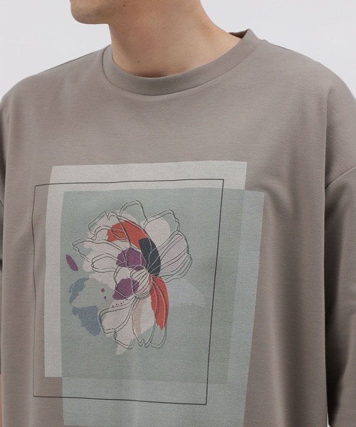 LAKOLE（ラコレ）の「ペインティングＴ / 190592（Tシャツ/カットソー・メンズ・ライトブルー/サンドグレー/ホワイト/ブラック・X-LARGE/LARGE/MEDIUM）」の12枚目の写真