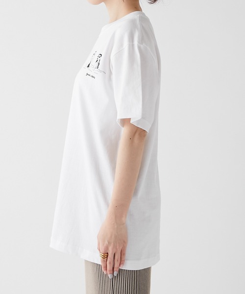 COLLAGE GALLARDAGALANTE(コラージュガリャルダガランテ)の「イラストレーターコラボ/ロゴプリントTシャツ(Tシャツ/カットソー・レディース・ホワイト・FREE)」の10枚目の写真