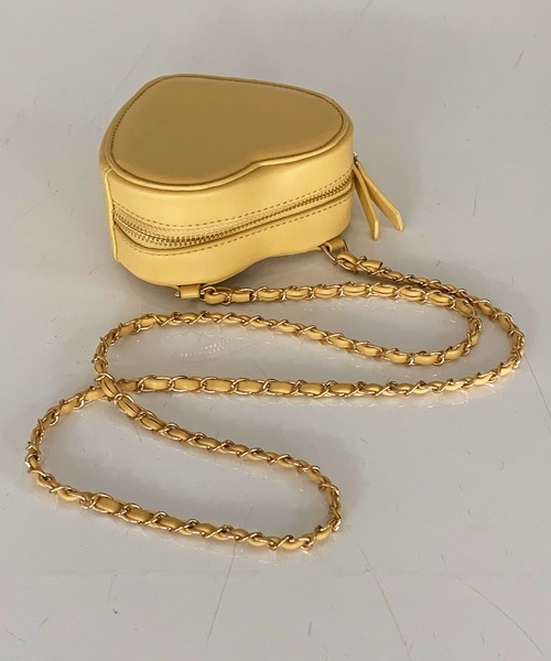 ハートモチーフ チェーンminiバッグ（ショルダーバッグ）｜mi via loca