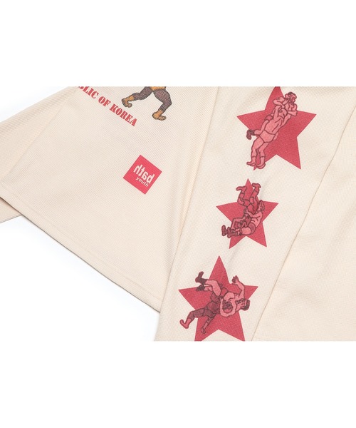 tシャツ A'GEM/9 × .kom 「youthbath/ユースバス」 RIBBON LONG SLEEVE/リボン長袖カットソー レディース youthbath tシャツ A'GEM/9 × .kom 「youthbath/ユースバス