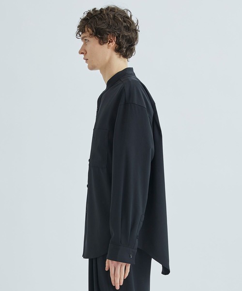 ATTACHMENT(アタッチメント)の「STUDIOUS別注 DROP SHOULDER BAND COLLAR L/S SH(シャツ/ブラウス・メンズ・ブラック/ネイビー/キナリ・1/2)」の17枚目の写真
