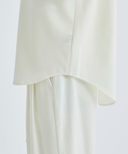 ATTACHMENT(アタッチメント)の「STUDIOUS別注 DROP SHOULDER BAND COLLAR L/S SH(シャツ/ブラウス・メンズ・ブラック/ネイビー/キナリ・1/2)」の13枚目の写真