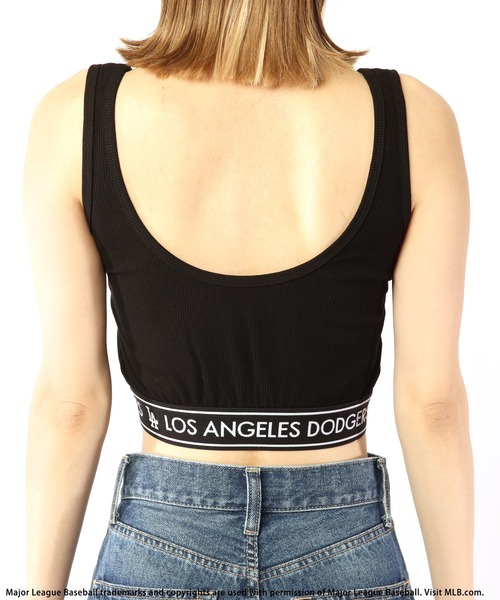 BACK TO THE FIELD（バック トゥー ザ フィールド）の「【MLB】ウエストラインロゴリブタンク（タンクトップ・レディース・ブラック/グレー/ホワイト・FREE）」の14枚目の写真