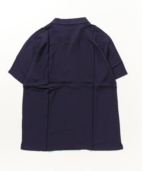 SAKAZEN(サカゼン)の「レーヨン 無地 オープンカラー 半袖 シャツ(シャツ/ブラウス・メンズ・カーキ/ネイビー/ピンク/アイボリー・L/M/LL)」の18枚目の写真