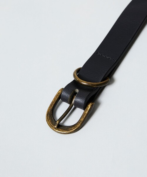 FREAK'S STORE（フリークスストア）の「限定展開 リアルレザー サークルバックルベルト（ベルト・メンズ・ブラック系その他/ブラック・MEDIUM/LARGE）」の5枚目の写真