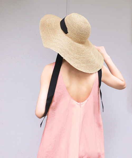 MAISON N.H PARIS メゾンエヌアッシュパリ　帽子　ハット MAISON N.H PARIS [メゾンエヌアッシュパリ] - Noa raffia hat