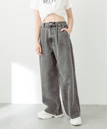 OLIVE des OLIVE | ゆる盛れハイウエストデニムパンツ(デニムパンツ)