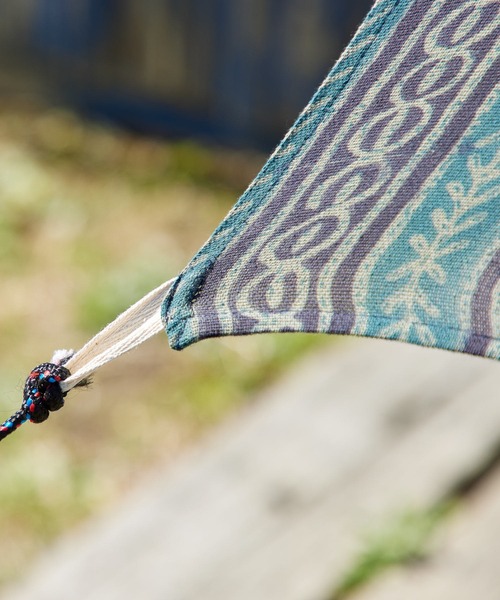 チャイハネ（チャイハネ）の「【チャイハネ】ブロリックループ付きマルチクロス（インテリア雑貨・レディース・ブラック/ネイビー/キャメル・FREE）」の7枚目の写真