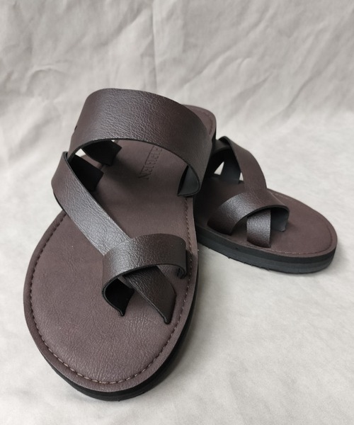 Starting Over（スターティングオーバー）の「アシメトングサンダル/レディース メンズ（サンダル・メンズ・ブラウン/ブラック・M/L）」の2枚目の写真